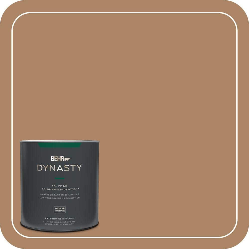 BEHR DYNASTY 1 qt. #PMD-51 Cardamom Semi-Gloss Exterior Stain-Blocking Paint & Primer