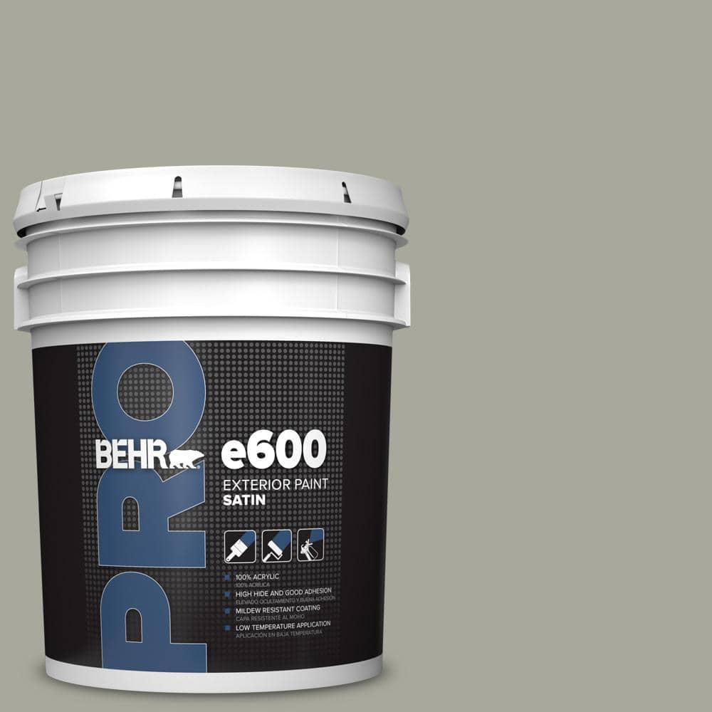 BEHR PRO 5 gal. #PPU25-05 Old Celadon Satin Exterior Paint