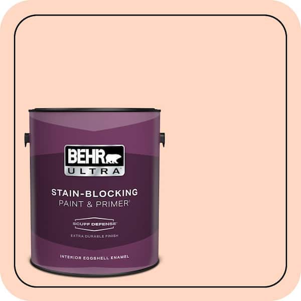 BEHR PREMIUM PLUS #220A-2 Friendship Enamel Interior/Exterior Paint & Primer Color Sample (2)