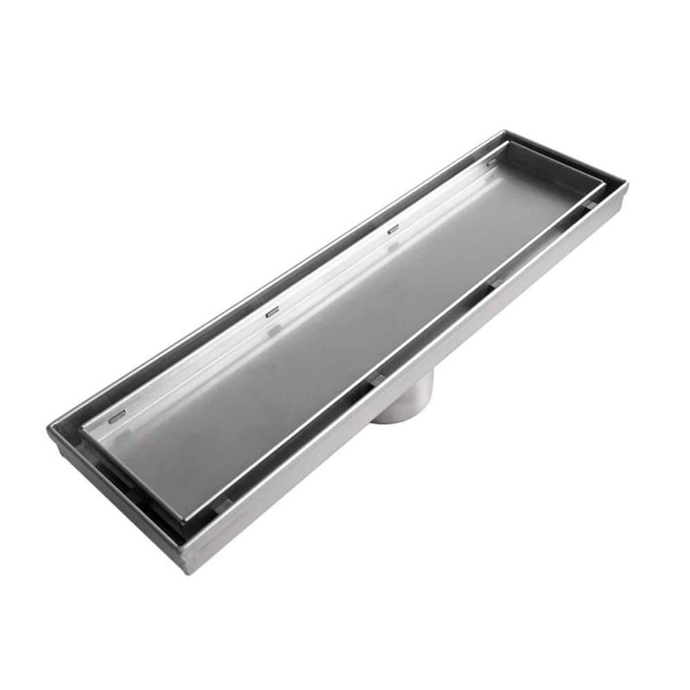 Neodrain 12 Inch 2in1 Tile-In Linear Shower Drain SUS304 with Stainless Steel Color for Bathroom