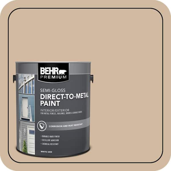 BEHR PREMIUM 1 gal. #AE-16 Sandslope Semi-Gloss Direct to Metal Interior/Exterior Paint (2)