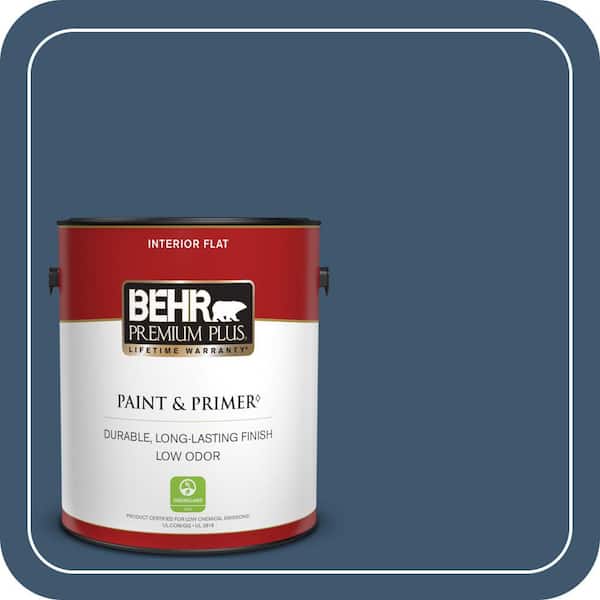BEHR PREMIUM PLUS #ECC-16-3 Inlet Harbor Enamel Low Odor & Primer (2)