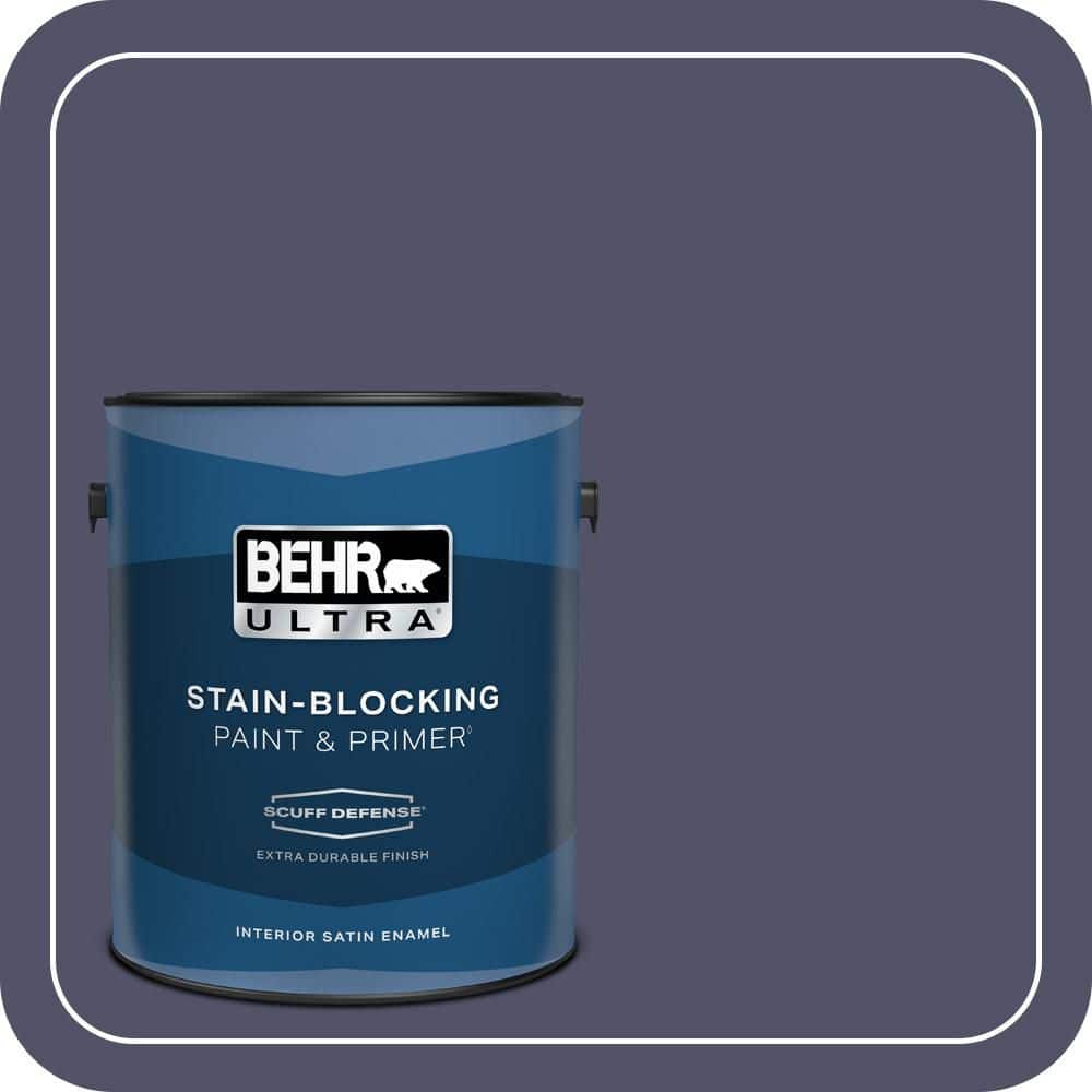BEHR ULTRA 1 gal. #S560-7 Lap of Luxury Extra Durable Satin Enamel Interior Paint & Primer