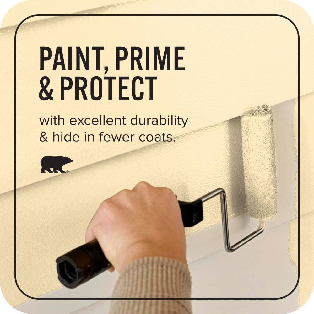 BEHR ULTRA 1 qt. #P270-2 September Morning Satin Enamel Exterior Paint & Primer (3)