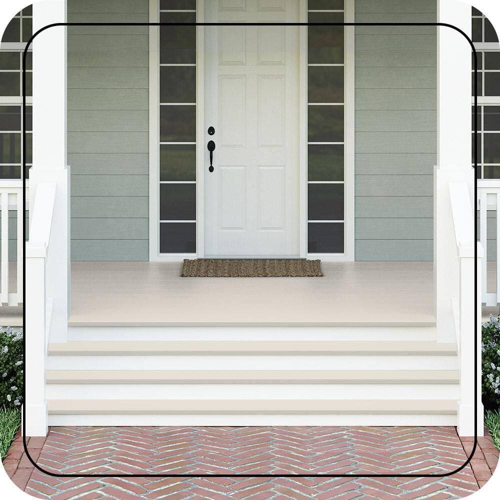 BEHR PREMIUM 1 gal. #OR-W13 Shoelace Textured Low-Lustre Enamel Interior/Exterior Porch and Patio Anti-Slip Floor Paint (3)