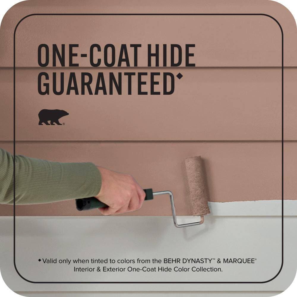 BEHR MARQUEE 1 gal. #S190-5 Cocoa Nutmeg Flat Exterior Paint & Primer (4)