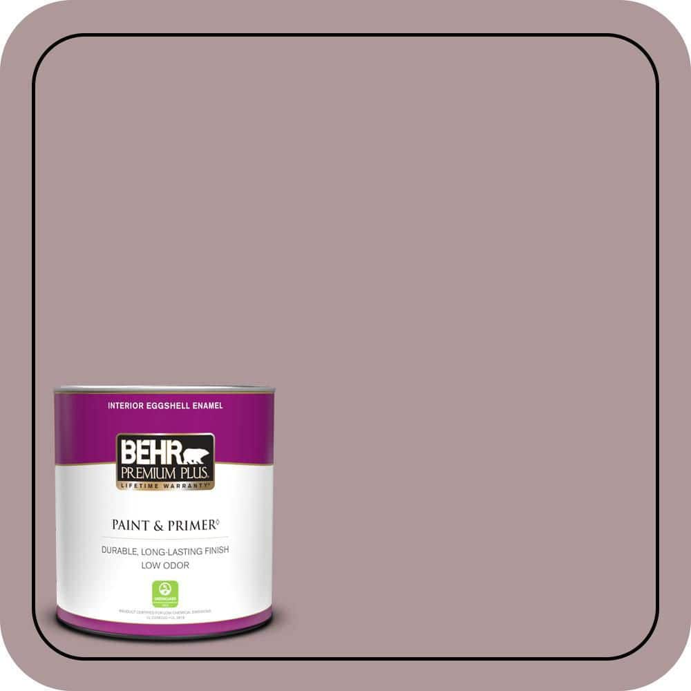 BEHR PREMIUM PLUS #110F-4 Heirloom Orchid Enamel Low Odor & Primer
