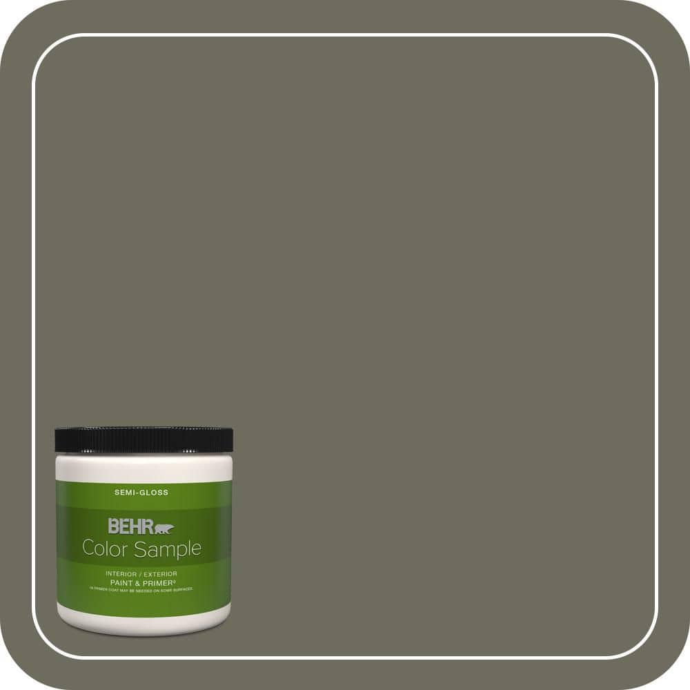 BEHR PREMIUM PLUS #N370-6 Gladiator Gray Interior/ & Primer Color Sample (1)