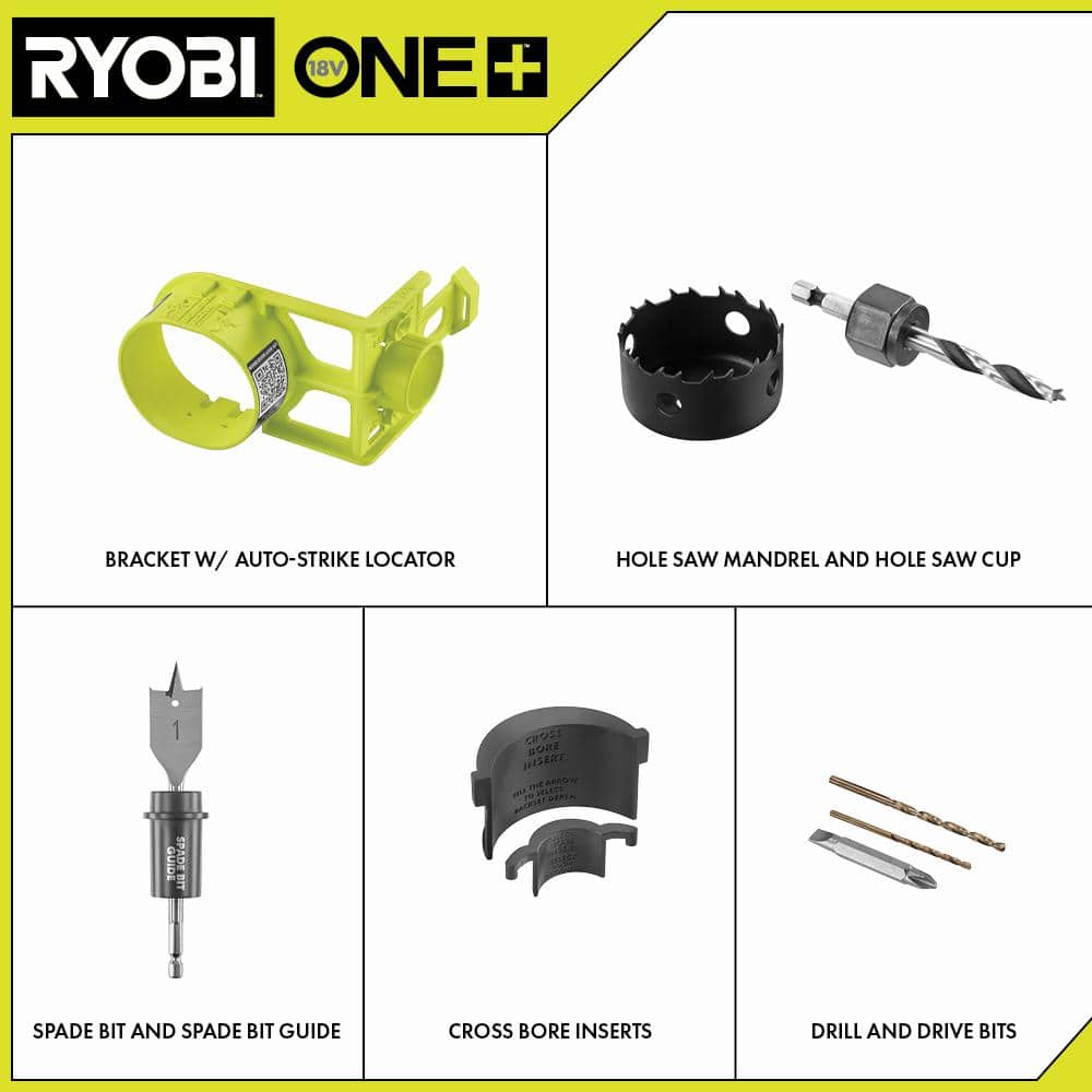 RYOBI Wood Door Lock Installation Kit (2)