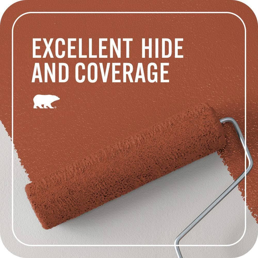 BEHR PREMIUM PLUS 1 qt. #S-H-210 New Penny Flat EcoMix Plant-Based Interior Paint & Primer (2)