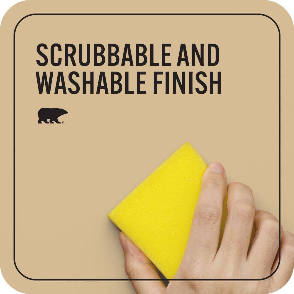 BEHR PREMIUM PLUS #330F-4 Pebble Path Enamel Low Odor & Primer (3)