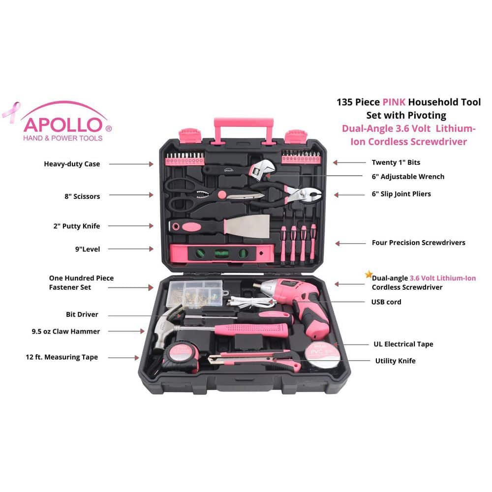 Apollo Household Tool Set (135-Piece) (3)