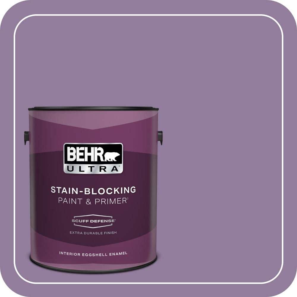 BEHR ULTRA 1 gal. #660D-5 Wildflower Extra Durable Eggshell Enamel Interior Paint & Primer
