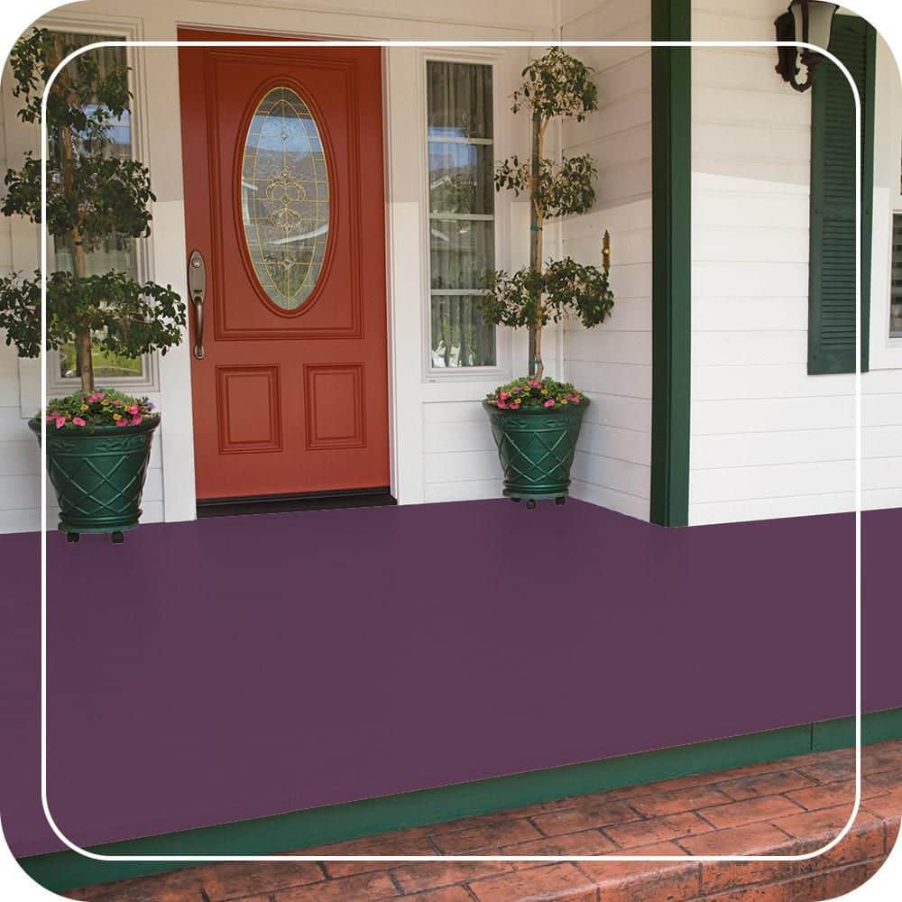 BEHR PREMIUM #S-G-680 Low-Lustre Enamel Interior/Exterior Porch and Patio Floor Paint (2)