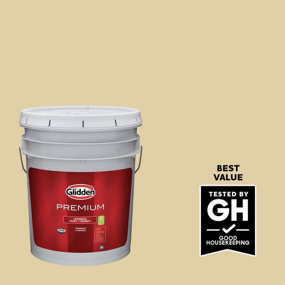 Glidden Premium 5 gal. Foothills PPG1105-4 Satin Interior Latex Paint