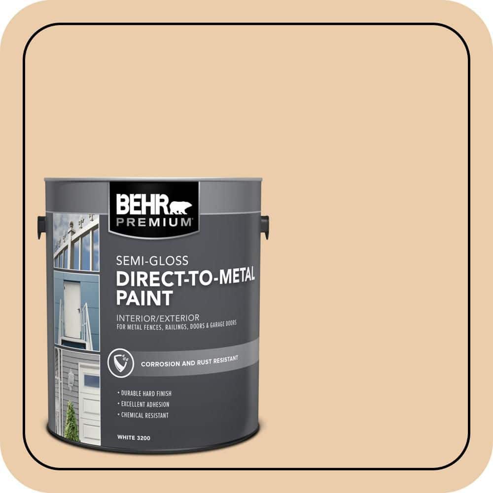 BEHR PREMIUM 1 gal. #AE-15 Wooden Peg Semi-Gloss Direct to Metal Interior/Exterior Paint (1)