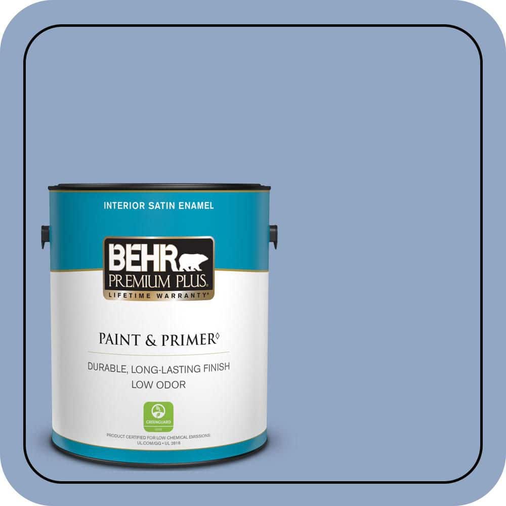 BEHR PREMIUM PLUS #PPU15-13 Blue Hydrangea Flat & Primer (1)