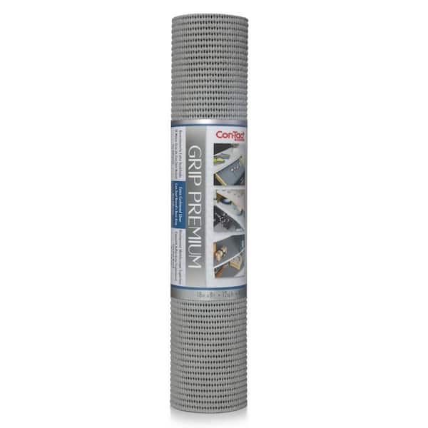 Con-Tact Grip Premium Cool Gray 18 in. D x 96 in. L Non-Adhesive Shelf And Drawer Liner (2)