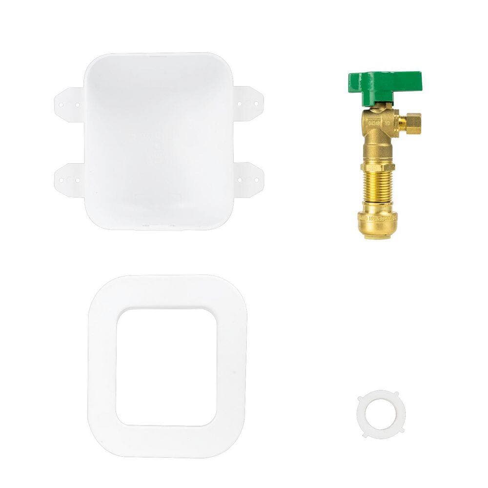 BrassCraft 1/2 in. NOM Press Connect x 1/4 in. Compression with 1/4 Turn Brass Ball Valve (2)