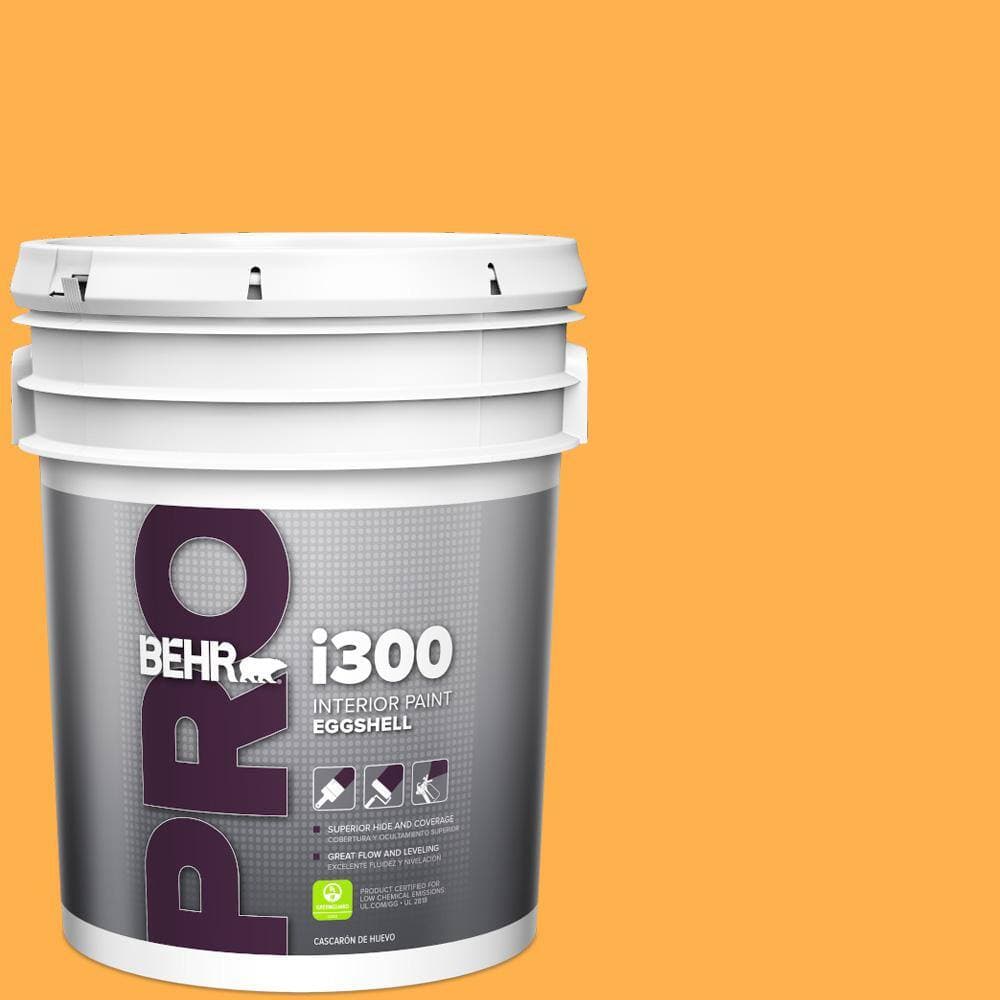BEHR PRO 5 gal. #P250-6 Splendor Gold Eggshell Interior Paint