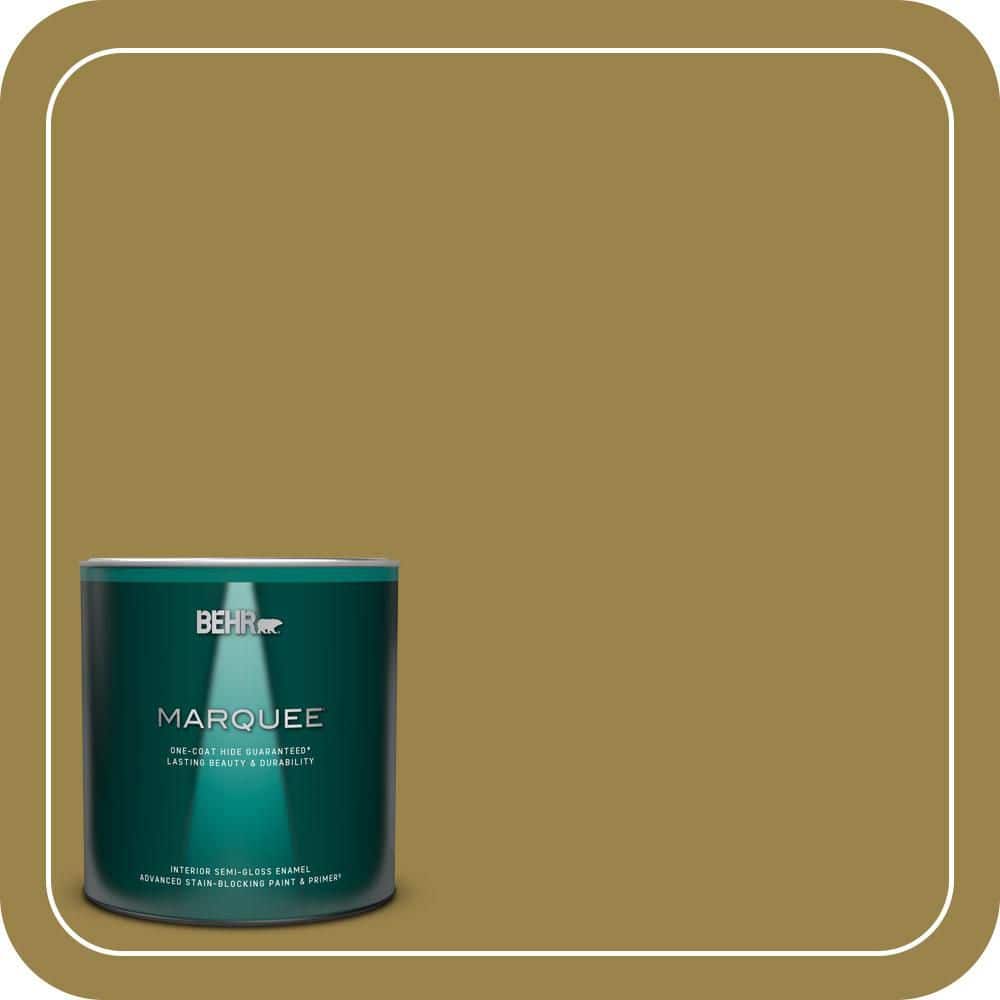 BEHR MARQUEE 1 qt. #T11-17 Wishing Troll Semi-Gloss Enamel Interior Paint & Primer