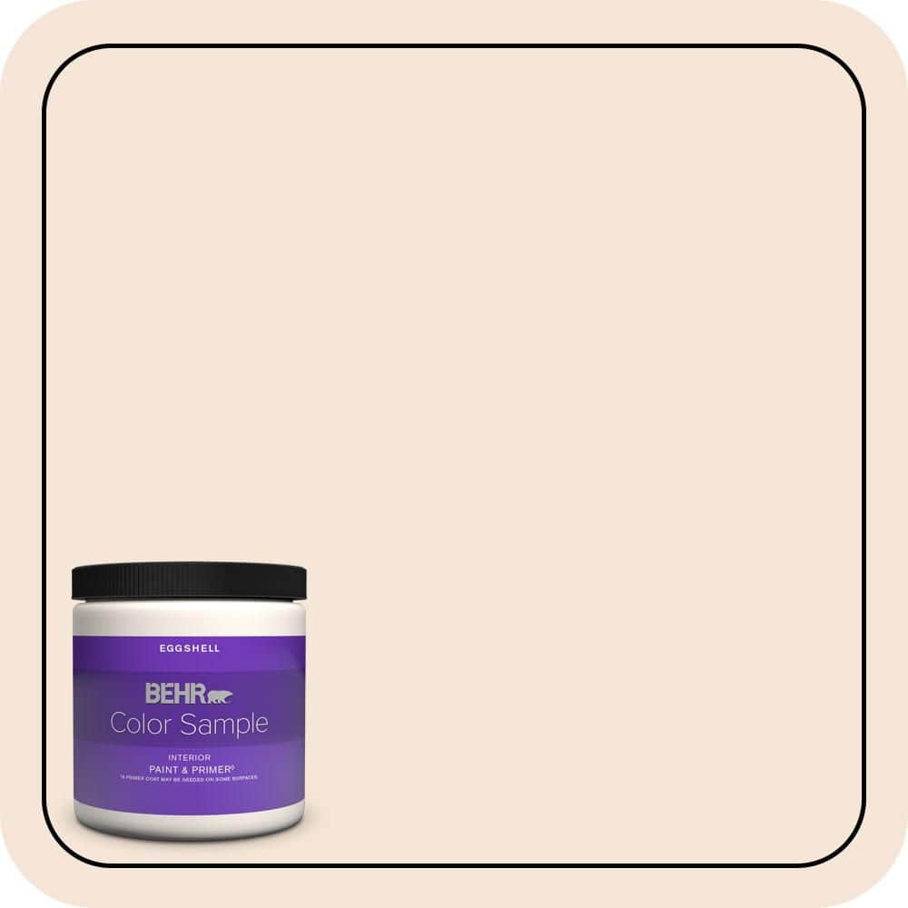 BEHR PREMIUM PLUS #280E-1 Heirloom Lace Enamel & Primer Color Sample (1)