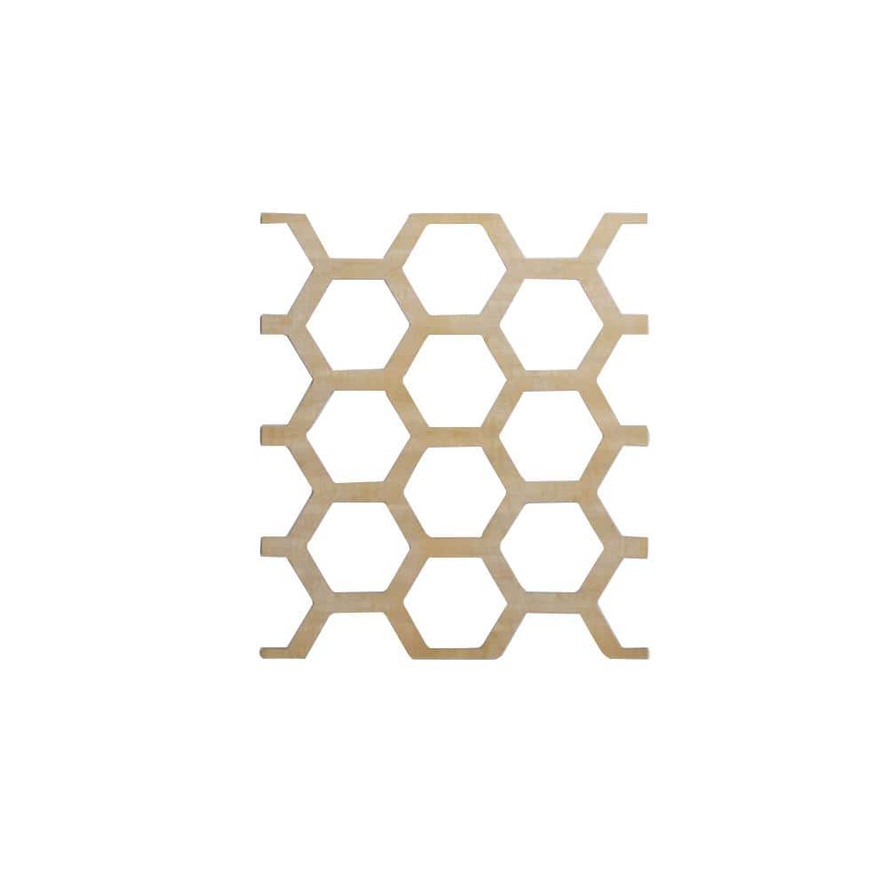 Ekena Millwork 15 1/4 in. x 15 3/8 in. x 1/4 in. Birch Medium Westmore Decorative Fretwork Wood Wall Panels (10-Pack) (1)