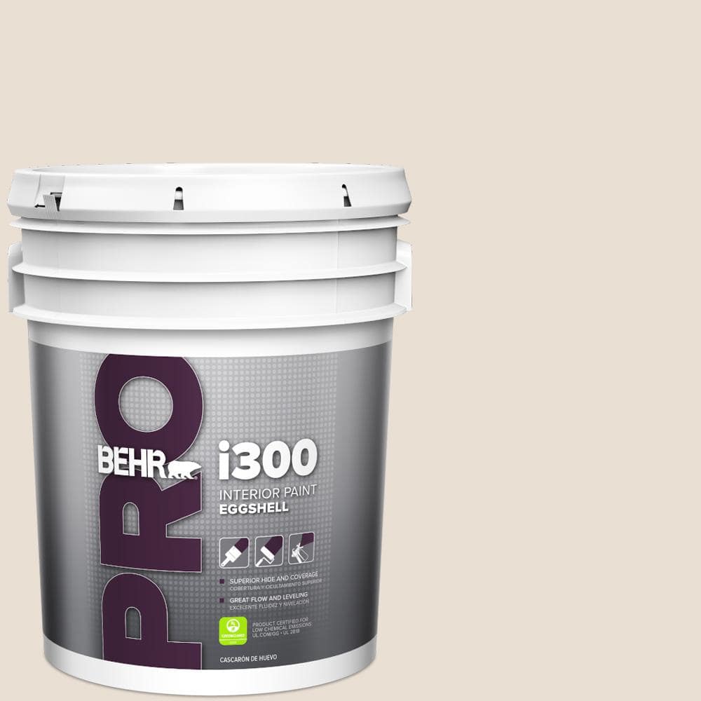 BEHR PRO 5 gal. #700C-2 Malted Milk Eggshell Interior Paint
