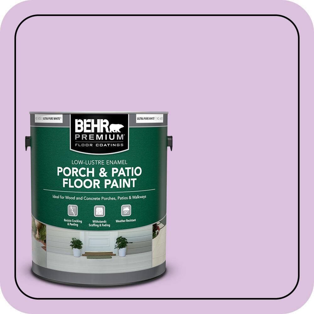 BEHR PREMIUM #P100-3 Low-Lustre Enamel Interior/Exterior Porch and Patio Floor Paint (1)