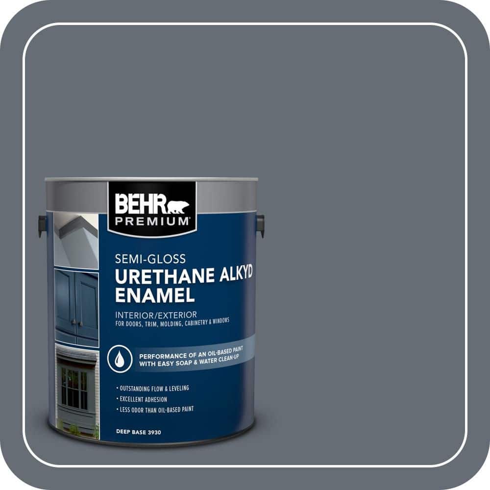 BEHR PREMIUM 1 gal. #PPU26-22 Summer Storm Urethane Alkyd Semi-Gloss Enamel Interior/Exterior Paint