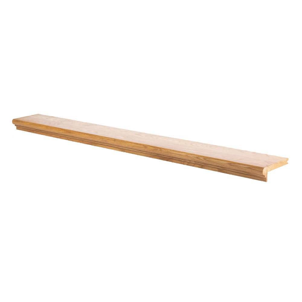 Stairtek Retread 0.75 in. x 5.25 in. x 48 in. Prefinished Natural White Oak Wood Stair Landing Tread