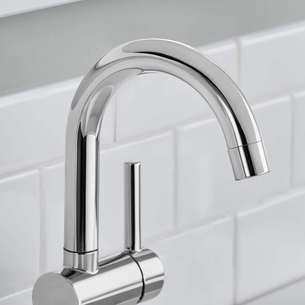 Glacier Bay Dorind Single Hole Single-Handle Deck Mount High-Arc Bathroom Faucet in Polished Chrome (4)