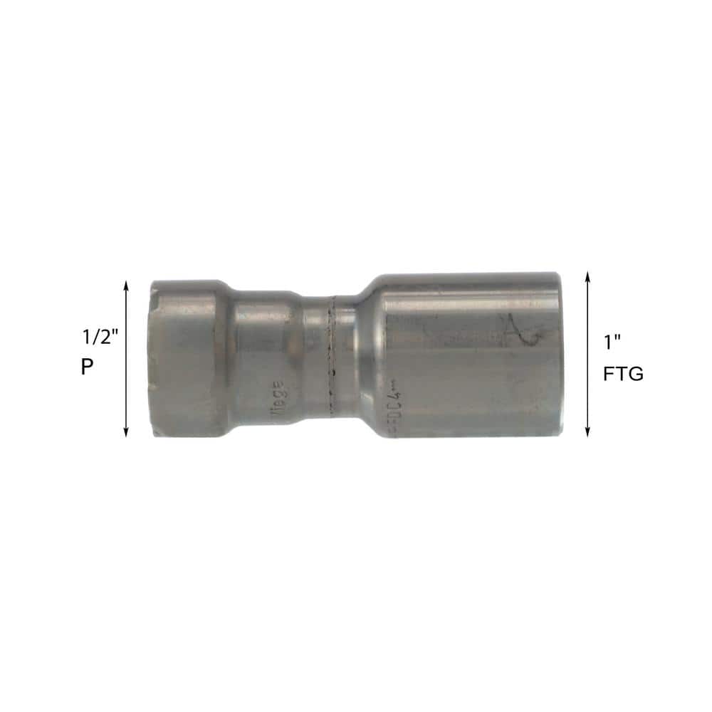 Viega MegaPressG 1 in FTG x 1/2 in. Press Carbon Steel Reducer (5-Pack) (Gas Only) (2)