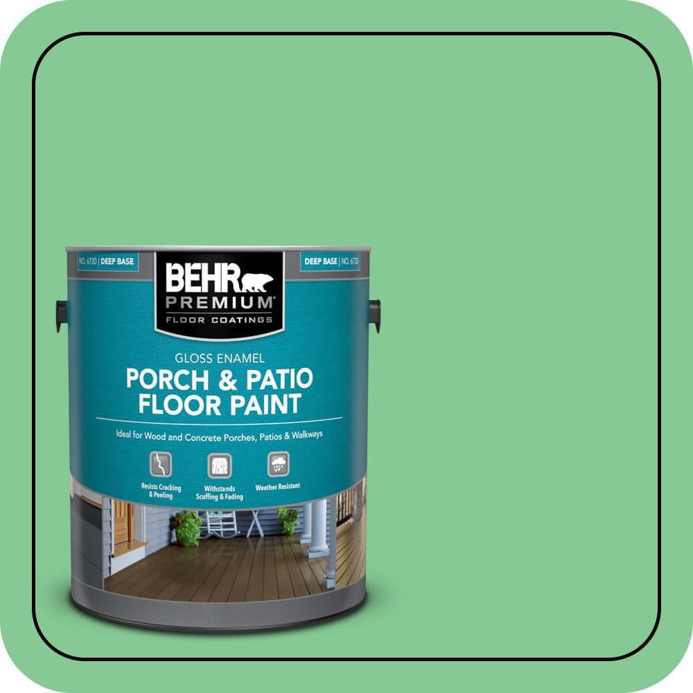 BEHR PREMIUM 1 gal. #P400-4 Good Luck Gloss Enamel Interior/Exterior Porch and Patio Floor Paint
