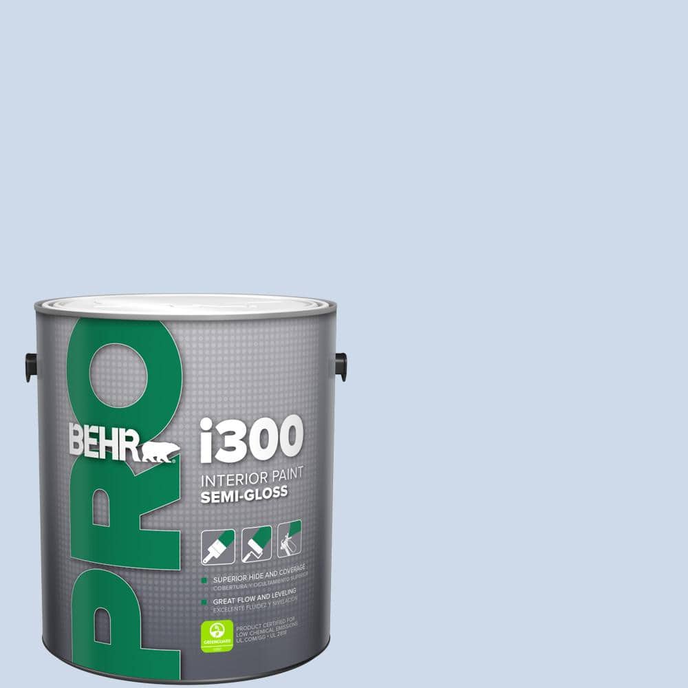 BEHR PRO 1 gal. #M540-2 Angelic Blue Semi-Gloss Interior Paint (1)