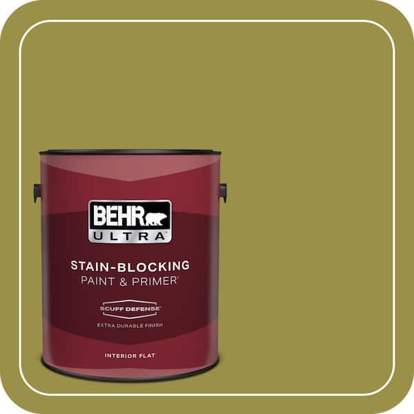 BEHR PREMIUM PLUS Home Decorators Collection #HDC-FL13-8 Tangy Dill Enamel Interior/Exterior Paint & Primer Color Sample (4)