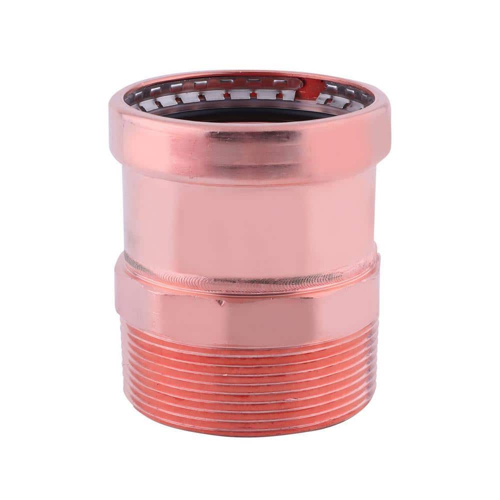 Guardian 4 in. Copper Press XL Male Adapter Press Fit x MNFT