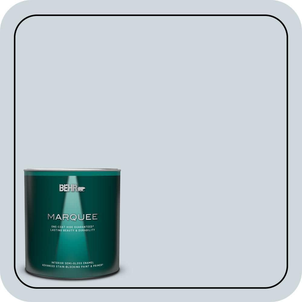 BEHR MARQUEE 1 qt. #560E-2 Cumberland Fog Semi-Gloss Enamel Interior Paint & Primer