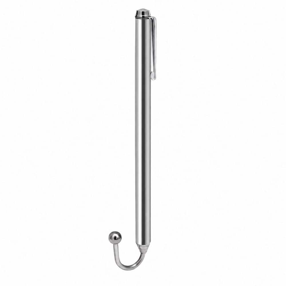 Misopily 36 in. Telescoping Wire Reacher Pole with Hook End and Pocket Clip, Collapses to 6.375 in. for Easy Storage (1)