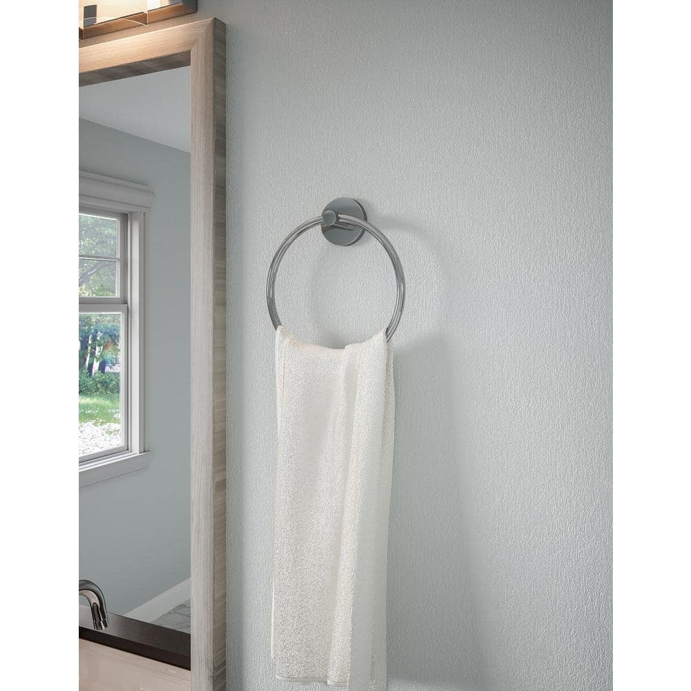 Design House GRAZ Park Towel Ring in Polished Chrome (2)