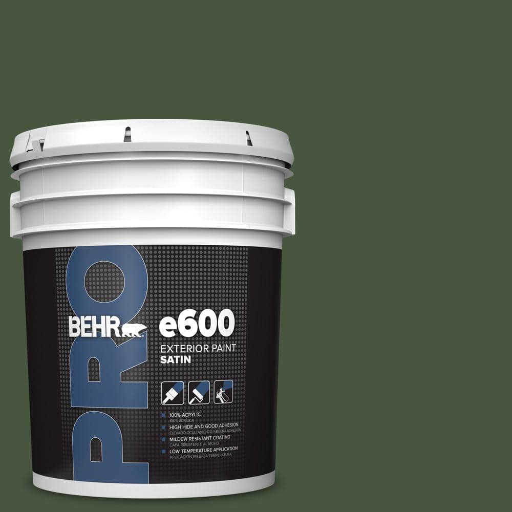 BEHR PRO 5 gal. #MQ6-49 Chard Satin Exterior Paint