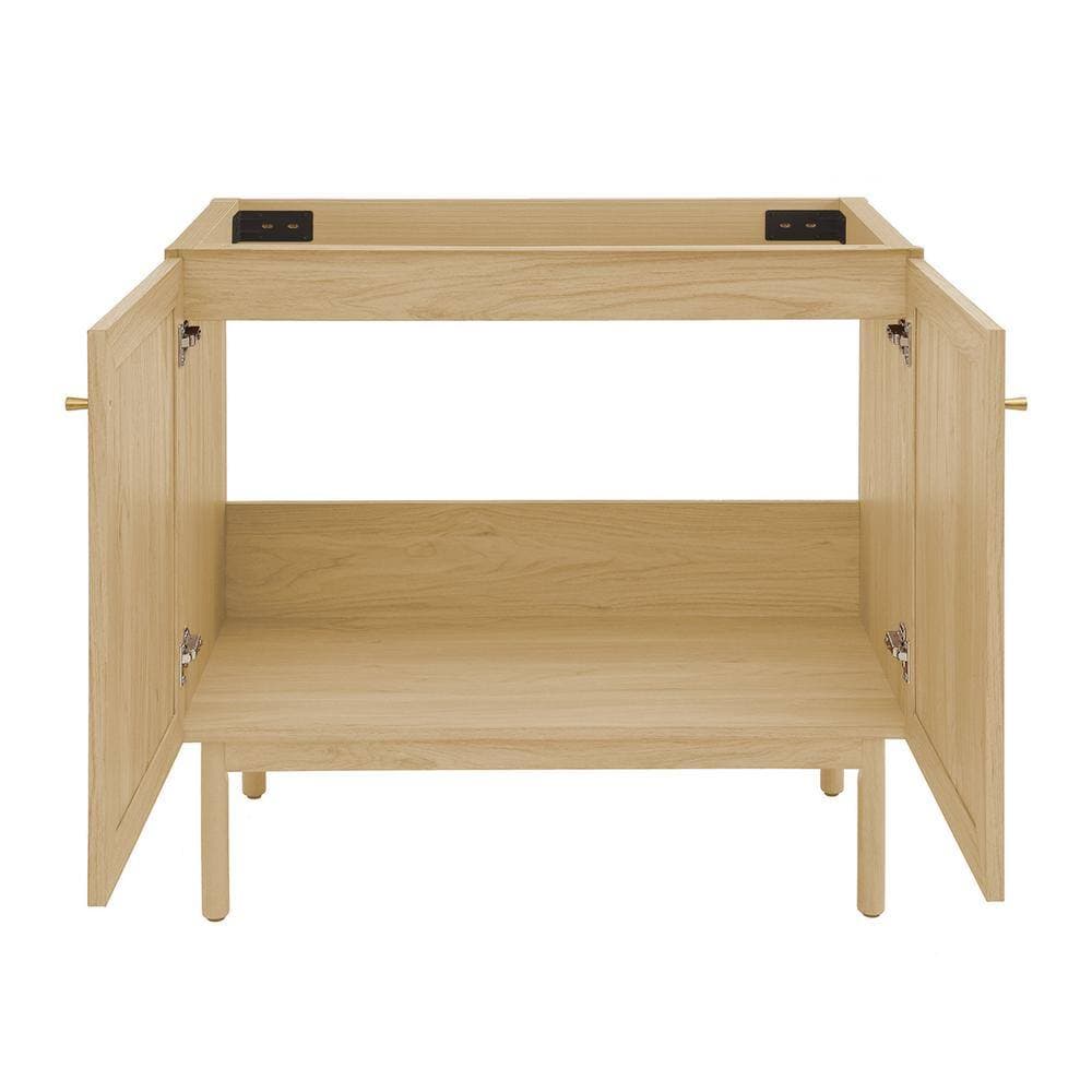Swiss Madison Classe 36 in. Freestanding Bathroom Vanity Cabinet without Top in Natural Oak (2)