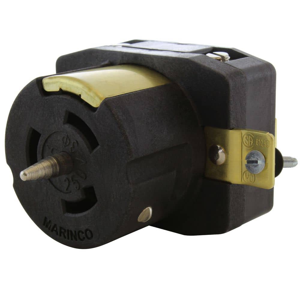 AC WORKS California Standard CS8369 50A 3-Phase 250V 4-Prong Locking Outlet (1)