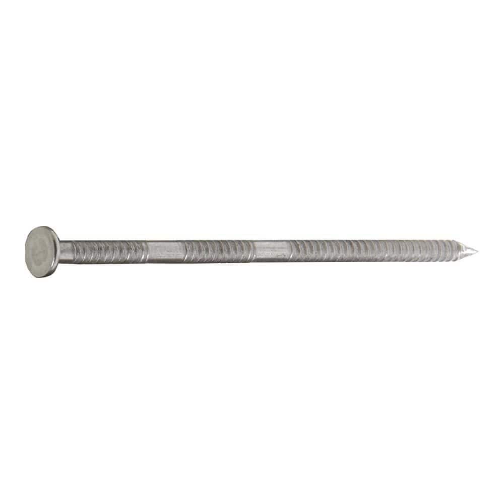 Grip-Rite 2-3/16 in. x 0.090 in. 15-Degree 316 Stainless Steel Wire Weld Ring Shank Fiber Board Siding Nails (1,800 per Box) (3)