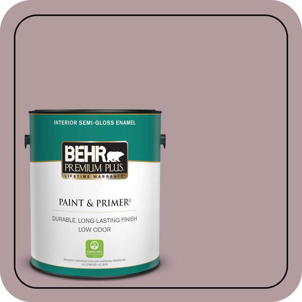 BEHR PREMIUM PLUS 1 gal. #N120-4 Roaring Twenties Semi-Gloss Enamel Low Odor Interior Paint & Primer