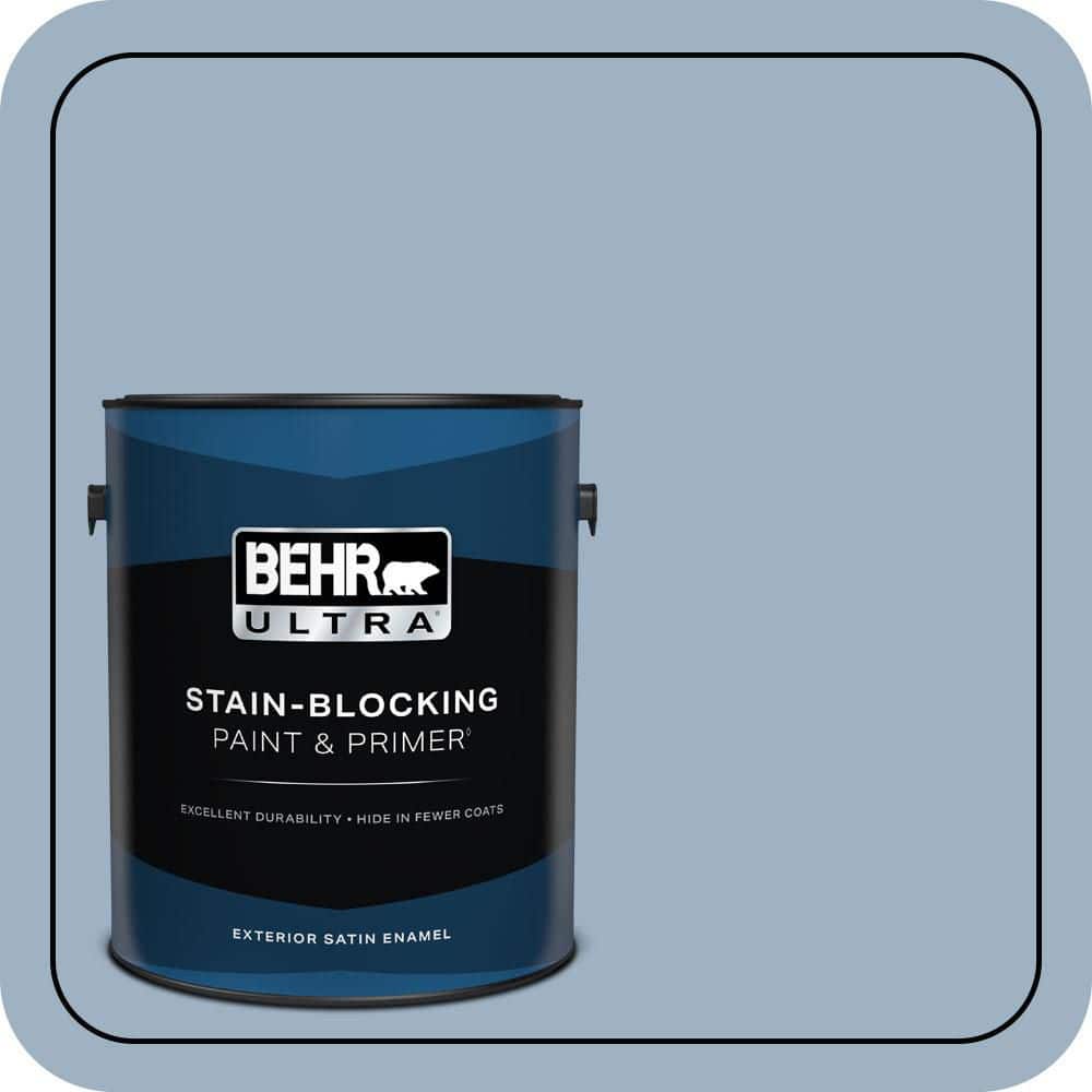 BEHR ULTRA 1 gal. #S520-3 Perfect Landing Satin Enamel Exterior Paint & Primer
