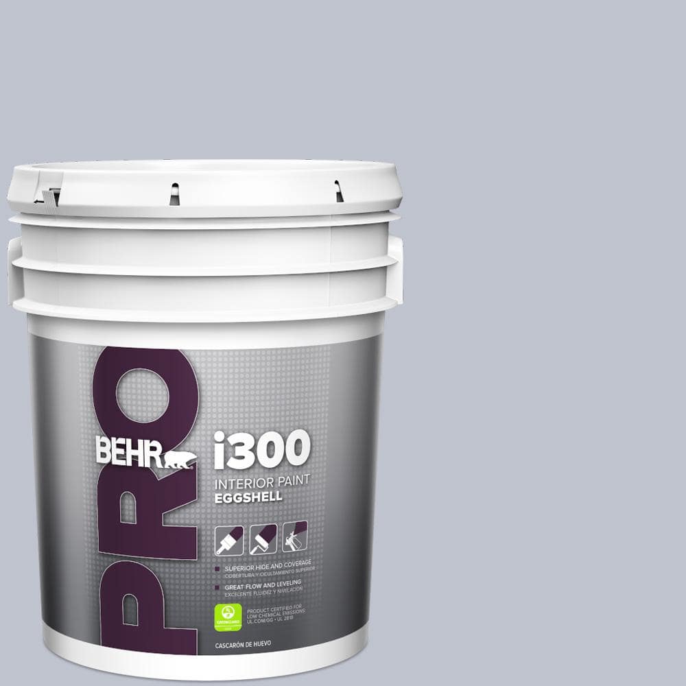 BEHR PRO 5 gal. #S550-2 Powder Lilac Eggshell Interior Paint