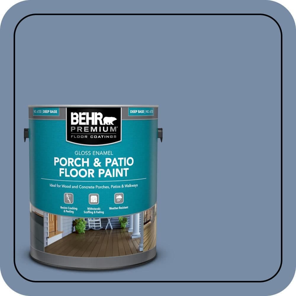 BEHR PREMIUM 1 gal. #590F-5 Magic Spell Gloss Enamel Interior/Exterior Porch and Patio Floor Paint