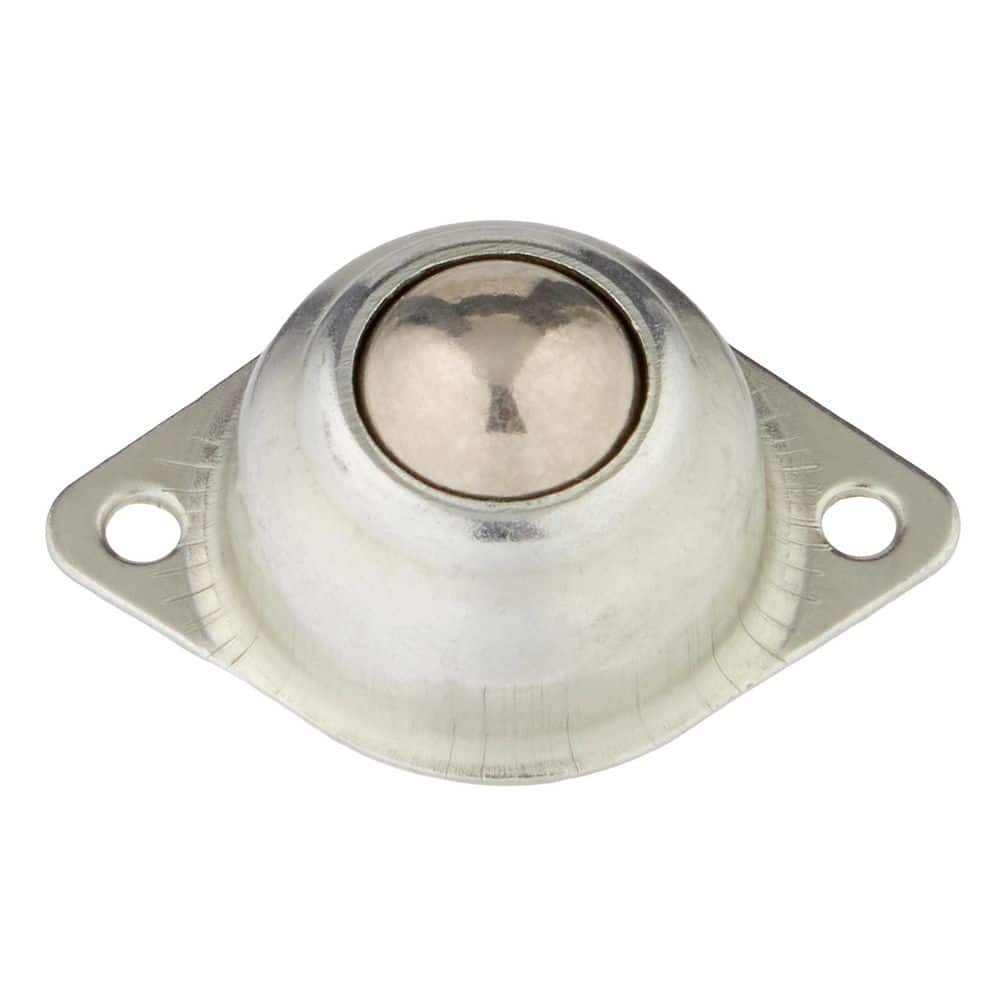 Everbilt 1/2 in. Silver Steel Roller Ball Caster with 30 lbs. Load Rating (4)