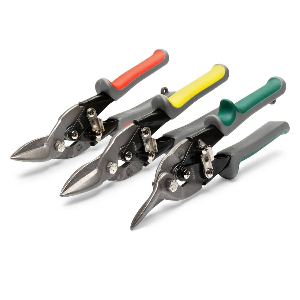 Anvil Straight, Left, and Right Cut Aviation Snip Set (3-Piece) (2)